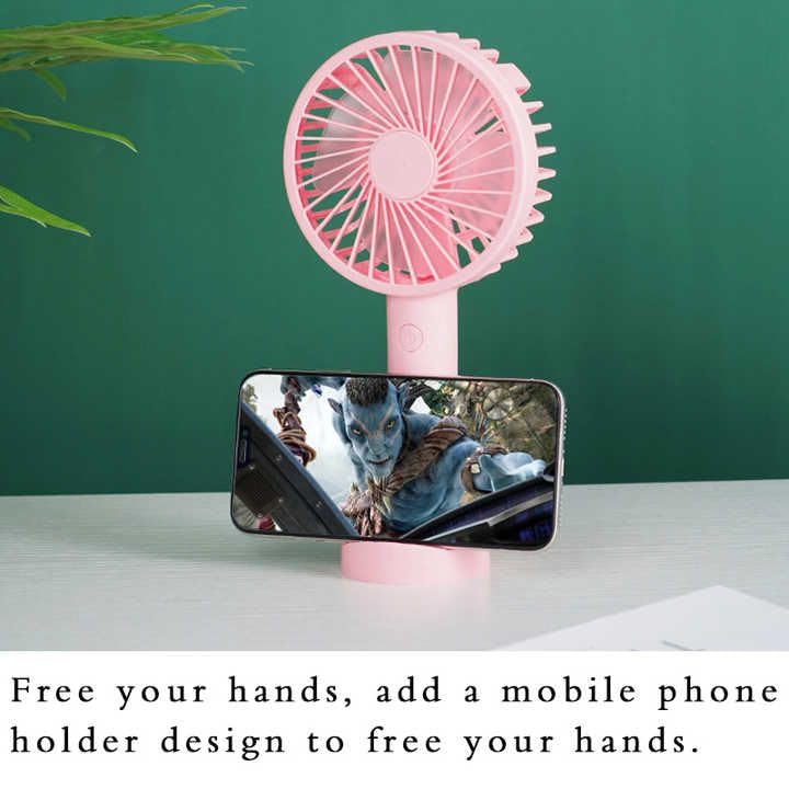 Mini Portable fans rechargeable battery | USB Cooling Fan Super Strong | Fan for Outdoor Sports Home Office Travel