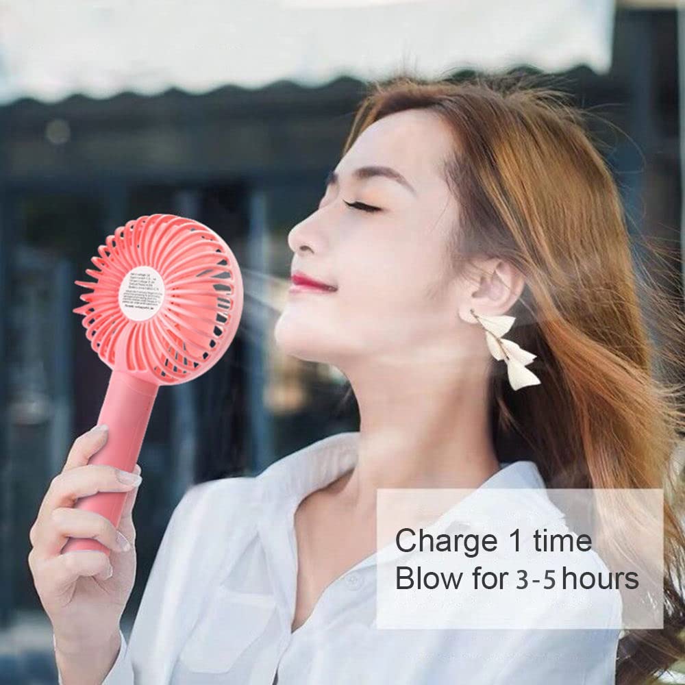 Mini Portable fans rechargeable battery | USB Cooling Fan Super Strong | Fan for Outdoor Sports Home Office Travel